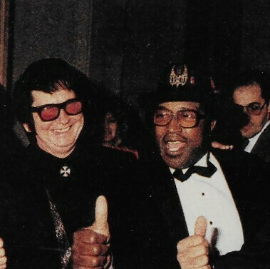 Orbison, Roy / Rock and Roll Hall of Fame, with Bo Diddley and Carl Perkins | Photo Print | January 1987