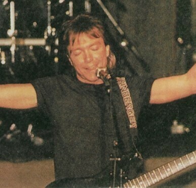 Cassidy, David / On Stage, Eyes Closed, Black Guitar | Photo Print