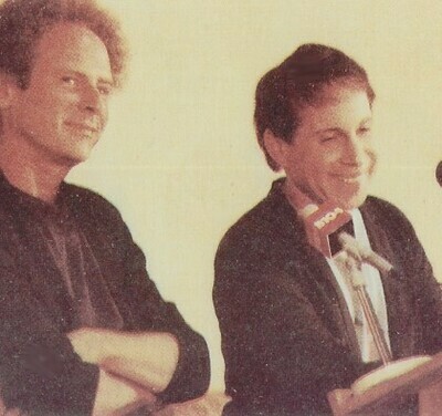 Simon + Garfunkel / Akron, Ohio, News Conference | Photo Print | July 1983