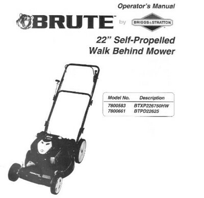 Brute / 22" Self-Propelled Walk Behind Mower | 2009