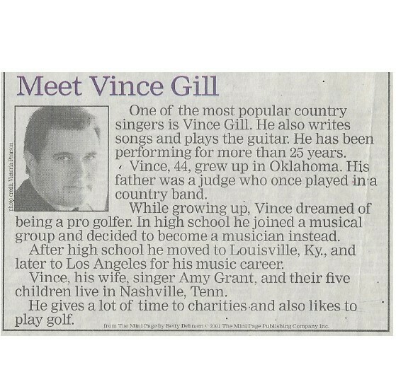 Gill, Vince / Meet Vince Gill | August 2001
