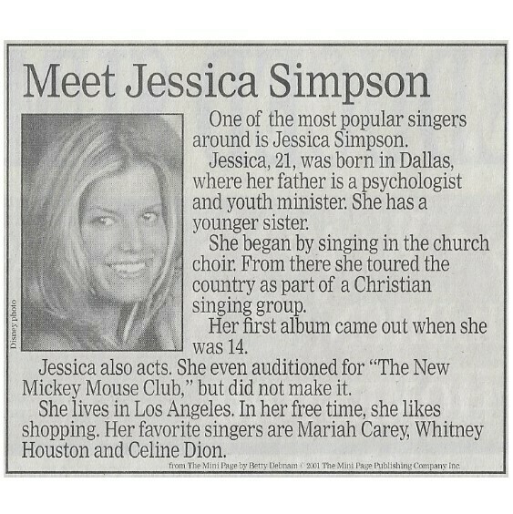 Simpson, Jessica / Meet Jessica Simpson | September 2001