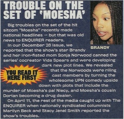 Brandy (Norwood) / Trouble On the Set of 'Moesha' (2000)