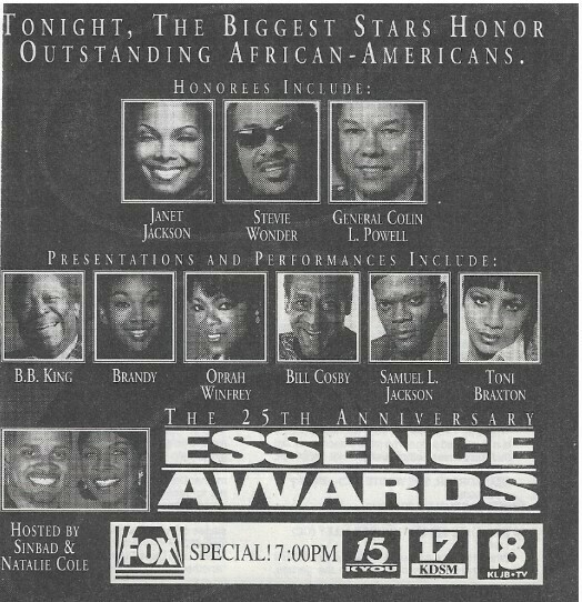 Cole, Natalie--Sinbad / Essence Awards (The 25th Anniversary) / 1995