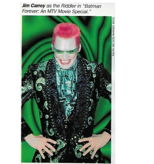 Carrey, Jim / As The Riddler in &quot;Batman Forever&quot; | Magazine Photo | June 1995