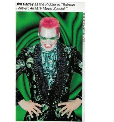 Carrey, Jim / As The Riddler in &quot;Batman Forever&quot; | June 1995