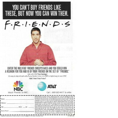 Schwimmer, David / Friends (Sweepstakes) / 1995