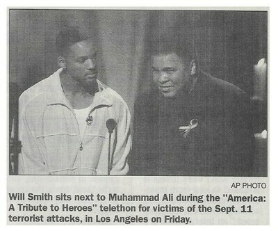 Ali, Muhammad / America: A Tribute to Heroes Telethon | with Will Smith | September 2001