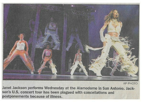 Jackson, Janet / Performing at Alamodome in San Antonio | September 2001