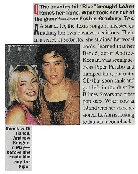 Rimes, LeAnn / What Took Her Out of the Game? | October 2001