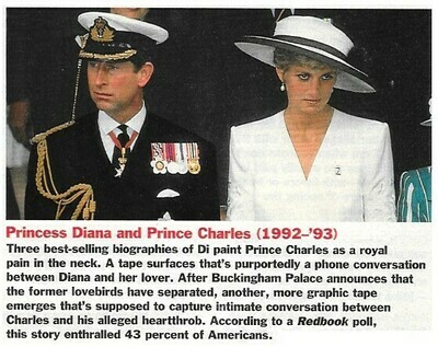 Princess Diana / Princess Diana and Prince Charles (1992-&#39;93) | Magazine Article | April 1993