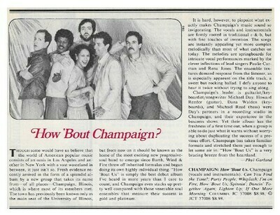 Champaign / How 'Bout Us / 1981