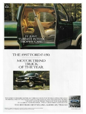 Ford / 1997 Ford F-150 | Motor Trend Truck of the Year | Magazine Ad | January 1997