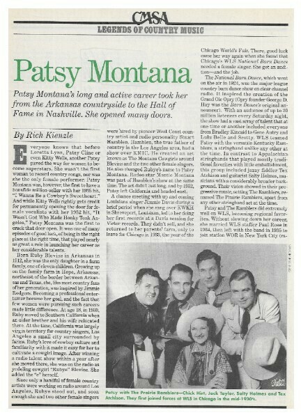Montana, Patsy / Legends of Country Music / 1997