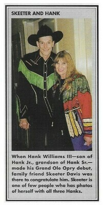 Williams, Hank (III) / Skeeter and Hank | Magazine Photo | January 1997 | with Skeeter Davis
