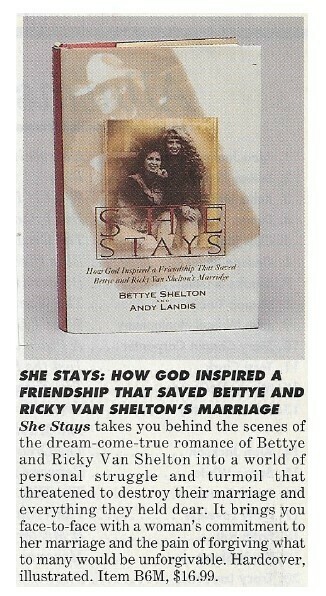 Van Shelton, Bettye / She Stays | January 1997 | with Ricky Van Shelton