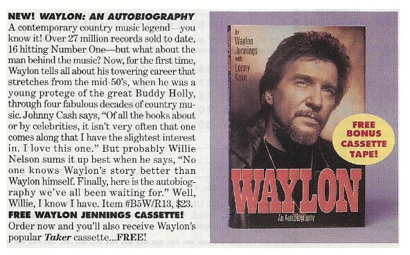 Jennings, Waylon / Waylon: An Autobiography | January 1997