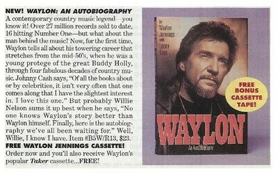 Jennings, Waylon / Waylon: An Autobiography | January 1997