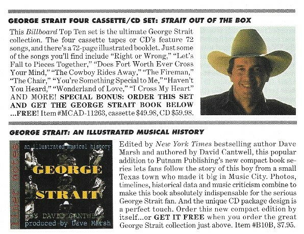 Strait, George / Strait Out of the Box | January 1997