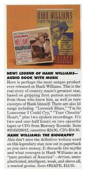 Williams, Hank / Legend of Hank Williams | January 1997