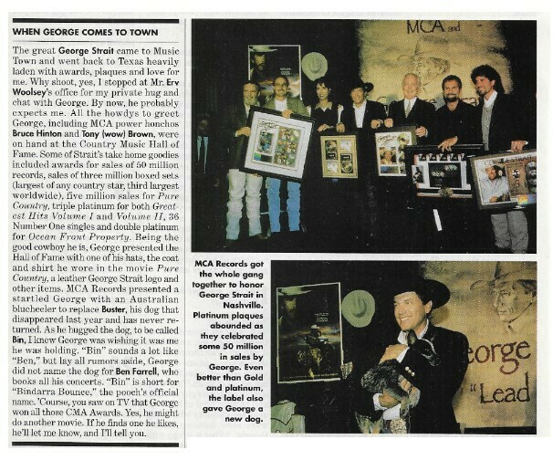 Strait, George / When George Comes to Town | Magazine Article | January 1997