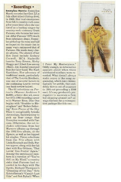 Harris, Emmylou / Portraits | Magazine Ad | January 1997