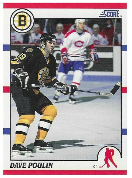 Poulin, Dave / Boston Bruins | Score #217 | Hockey Trading Card | 1990-91