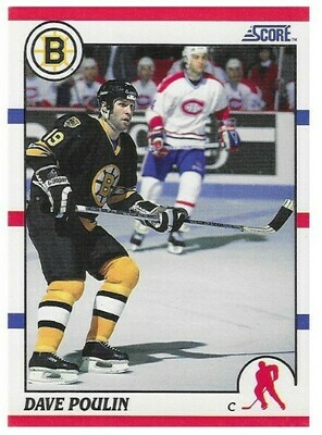 Poulin, Dave / Boston Bruins | Score #217 | Hockey Trading Card | 1990-91