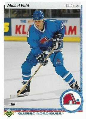 Petit, Michel / Quebec Nordiques | Upper Deck #181 | Hockey Trading Card | 1990-91