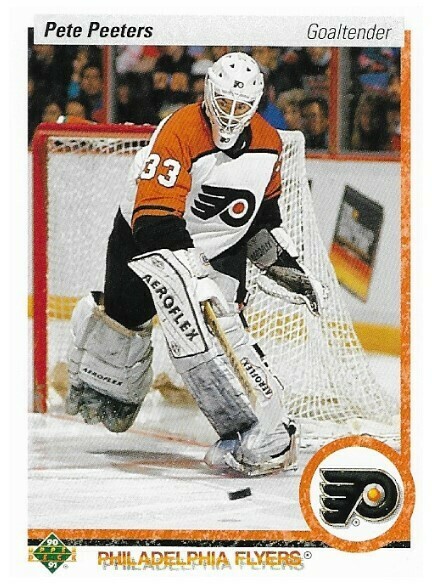 Peeters, Pete / Philadelphia Flyers | Upper Deck #424 | Hockey Trading Card | 1990-91