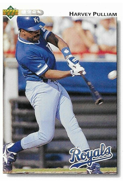 Pulliam, Harvey / Kansas City Royals | Upper Deck #457 | Baseball Trading Card | 1992