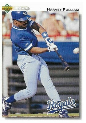 Pulliam, Harvey / Kansas City Royals | Upper Deck #457 | Baseball Trading Card | 1992