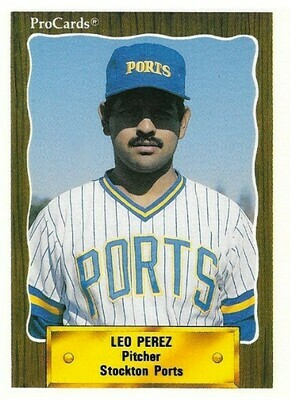 Perez, Leo / Stockton Ports | ProCards #2179 | Baseball Trading Card | 1990 | California League