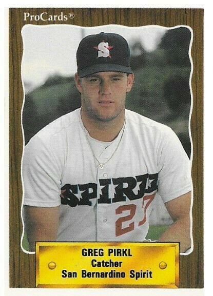 Pirkl, Greg / San Bernardino Spirit | ProCards #2637 | Baseball Trading Card | 1990 | California League