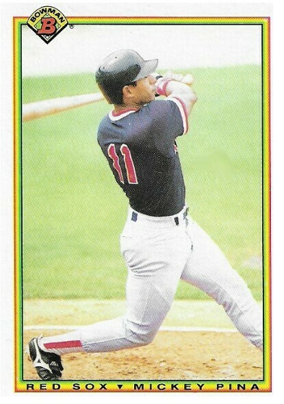 Pina, Mickey / Boston Red Sox | Bowman #270 | Baseball Trading Card | 1990 | Rookie Card
