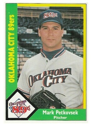 Petkovsek, Mark / Oklahoma City 89ers | CMC #155 | Baseball Trading Card | 1990 | American Association