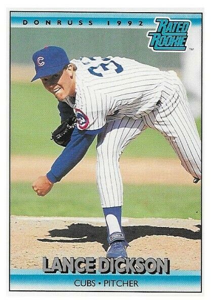 Dickson, Lance / Chicago Cubs | Donruss #421 | Baseball Trading Card | 1992 | Rated Rookie