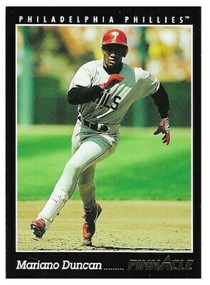 Duncan, Mariano / Philadelphia Phillies | Pinnacle #218 | Baseball Trading Card | 1993