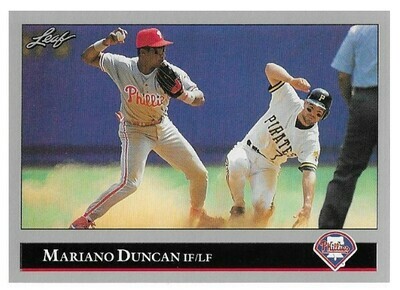 Duncan, Mariano / Philadelphia Phillies | Leaf #311 | Baseball Trading Card | 1992