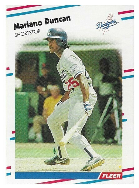Duncan, Mariano / Los Angeles Dodgers | Fleer #613 | Baseball Trading Card | 1988