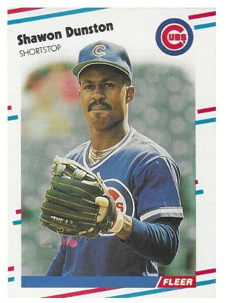Dunston, Shawon / Chicago Cubs | Fleer #419 | Baseball Trading Card | 1988