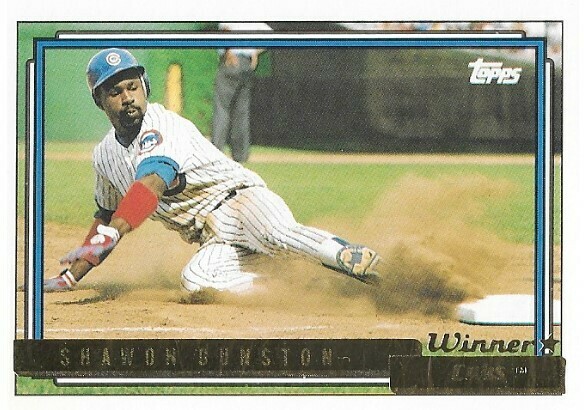 Dunston, Shawon / Chicago Cubs | Topps #370 | Baseball Trading Card | 1992 | Gold Winners