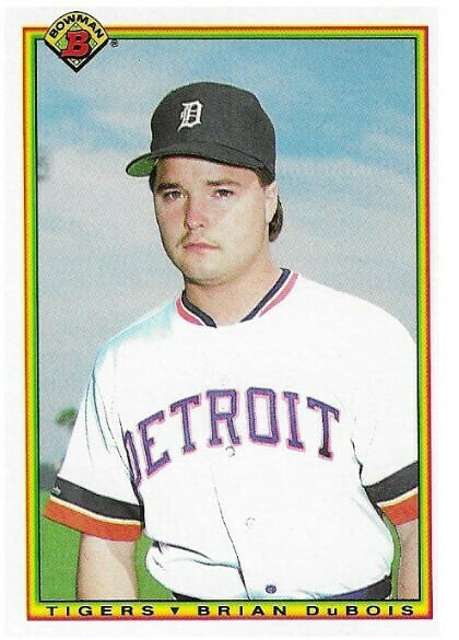 DuBois, Brian / Detroit Tigers | Bowman #349 | Baseball Trading Card | 1990 | Rookie Card