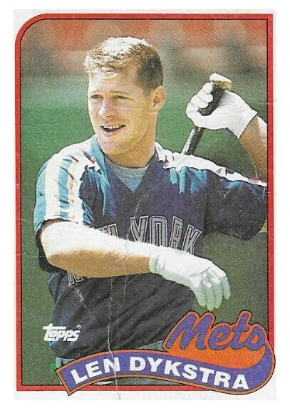 Dykstra, Lenny / New York Mets | Topps #435 | Baseball Trading Card | 1989