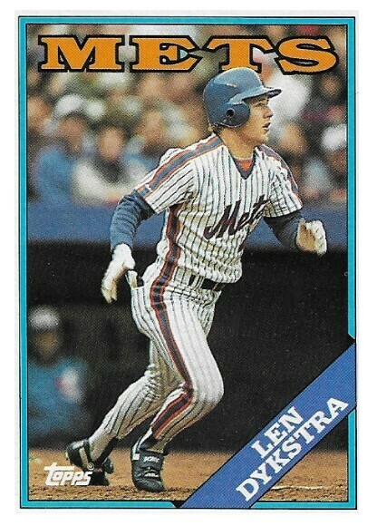 Dykstra, Lenny / New York Mets | Topps #655 | Baseball Trading Card | 1988