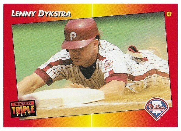 Dykstra, Lenny / Philadelphia Phillies | Triple Play #94 | Baseball Trading Card | 1992