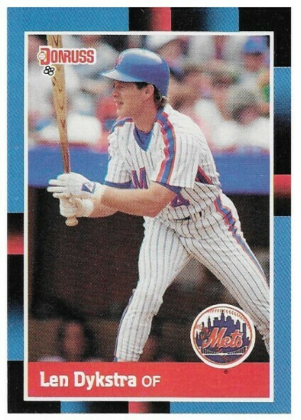 Dykstra, Lenny / New York Mets | Donruss #364 | Baseball Trading Card | 1988
