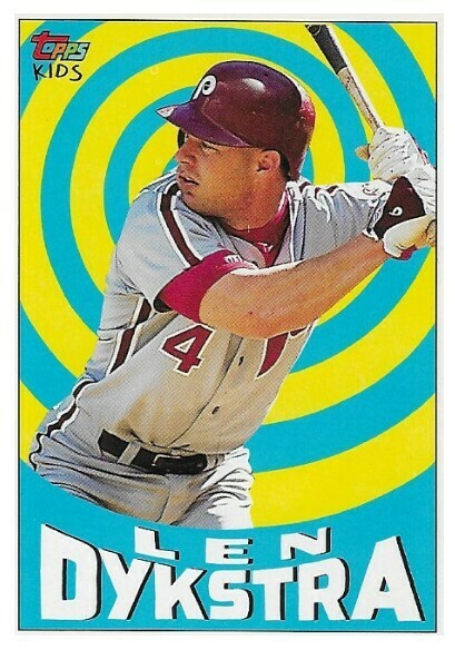 Dykstra, Lenny / Philadelphia Phillies | Topps Kids #17 | Baseball Trading Card | 1992