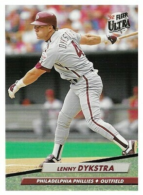 Dykstra, Lenny / Philadelphia Phillies | Ultra #241 | Baseball Trading Card | 1992