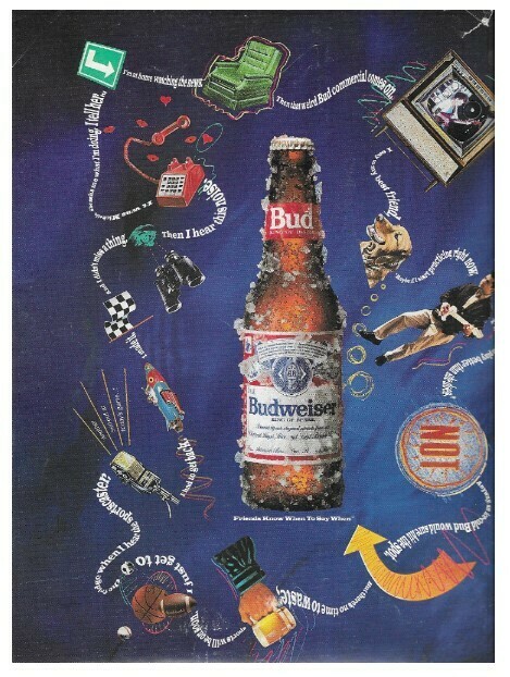 Budweiser / Friends Know When to Say When | Magazine Ad | 1991
